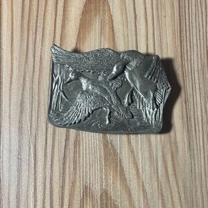 Montana Silversmiths Textured Silver Belt Buckle